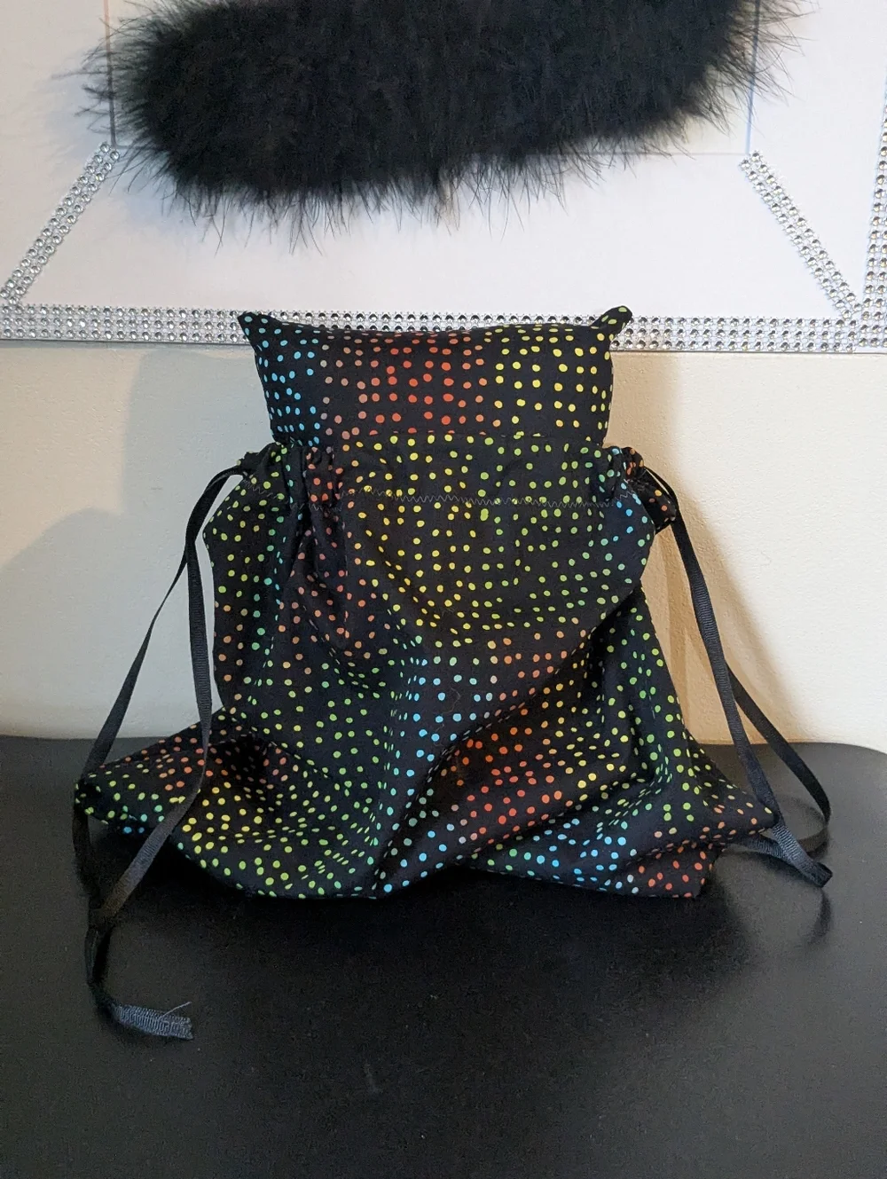 Matching Custom Handmade 1 Dust Bag & 1 Purse Pillow Combo Set Size Small